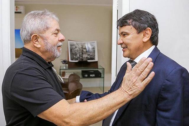 Ex-presidente Lula com Wellington Dias